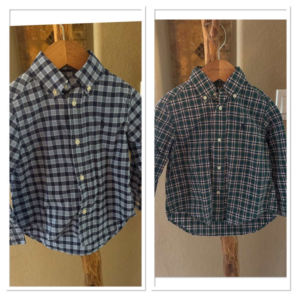 2 2T Polo Ralph Lauren Boy Long Sleeve Button Down Shir